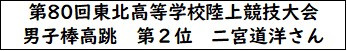 陸上競技部R7インハイ出場